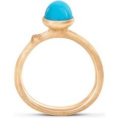 Ole Lynggaard Guld Ringar Ole Lynggaard Lotus Ring 0 - Gold/Turquoise