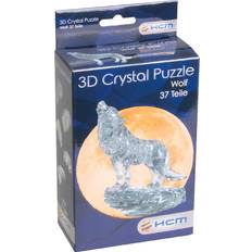 Hcm-Kinzel Crystal Puzzle Wolf Black 37 Pieces