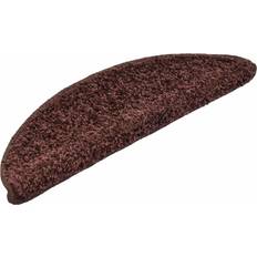 Stair Carpets vidaXL 133895 15-Pack Brown 20x56cm