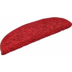 Tapis d'escalier vidaXL 133899 15-Pack Rouge cm