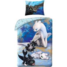 Black Bed Set Kid's Room How to Train Your Dragon Bed Cover 55.1x78.7"