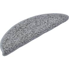 Monochrome Stair Carpets vidaXL 133892 Grey 17x56cm