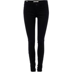 Levis jeans dam 710 super skinny Levi's 710 Innovation Super Skinny Jeans - Black Galaxy/Black