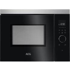 AEG Incorporado - Parrilla Microondas AEG MBB1755DEM Negro, Acero inoxidable