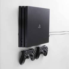 PlayStation 4 Supports pour Manettes et Consoles Floating Grip PS4 Pro Console and Controllers Wall Mount - Black