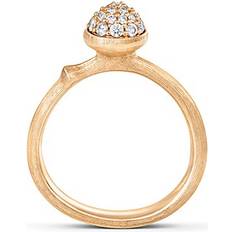 Ole Lynggaard Guld Ringe Ole Lynggaard Lotus Small Ring - Gold/Diamonds