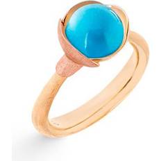 Ole Lynggaard Lotus Ring 1 - Gold/Rose Gold/Topaz