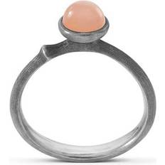 Ole Lynggaard Ringe Ole Lynggaard Lotus Ring 0 - Silver/Blush Moonstone