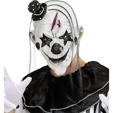 Rubber/Latex Gezichtsmaskers Widmann Clown masker horror met hoedje