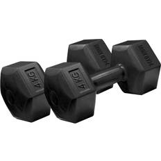 Vinyl Dumbbells Iron Gym Hexa Dumbbell Set 2 x 4 kg