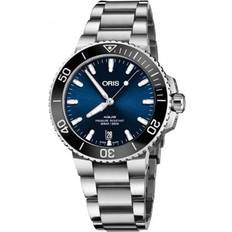 Oris Blå - Herre Armbåndsure Oris Aquis Date (01 733 7732 4135-07 8 21 05PEB)