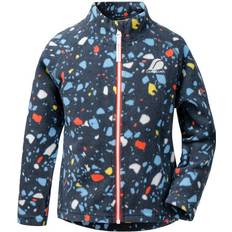 Bébé Vestes Polaires Didriksons Monte Kid's Printed Jacket - Navy Terazzo (502946-814)