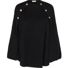 Mary Merino Cape - Black
