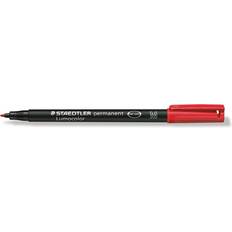 Plumas Textiles Staedtler Lumocolor Permanent Pen Red 1mm