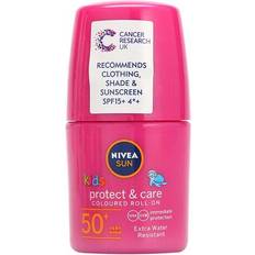 Sun Protection & Self Tan Nivea Sun Kids Protect & Care Coloured Roll-on Pink SPF50+ 50ml