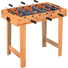 Gioco di Calcio Sport da Tavolo vidaXL Mini Calcio Balilla 69x37x62 cm Acero