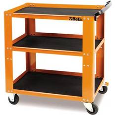 Beta Carrelli porta attrezzi Beta Tools carrello C51 orange a 3 ripiani in metallo