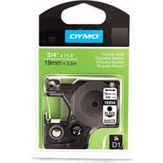 Dymo Flexible Lable D1 Black on White 1.9cmx3.5m