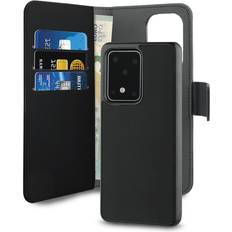 Puro ETUI FOLIO DETACHABLE EN CUIR NOIR POUR SAMSUNG GALAXY S20 ULTRA