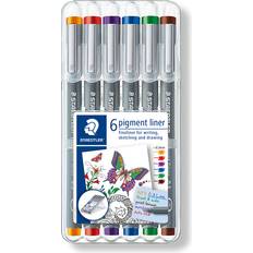 Staedtler Fineliner Pigment Liner 308 0.3mm 6-pack