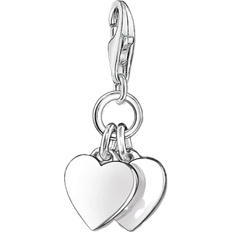 Charms & Anhänger Thomas Sabo Charm Club Hearts Charm Pendant - Silver