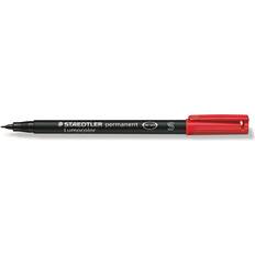 Røde Tekstiltusjer Staedtler Lumocolor Permanent Pen Red 313 0.4mm