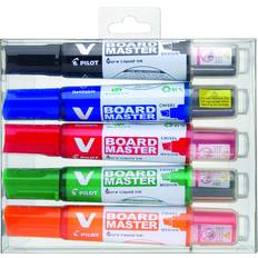 Pilot V Board Master Whiteboard Markers Medium Chisel Tip 5-pack