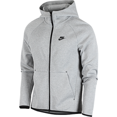 NIKE Tech Fleece Full Zip Hoodie Men - Dark Grey Heather/Black