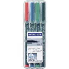 Plumas Staedtler Lumocolor Permanent Pen 318 4-pack