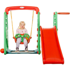 Elite Toys Rutchebaner Legeplads Elite Toys Jumbo Slide With Swing