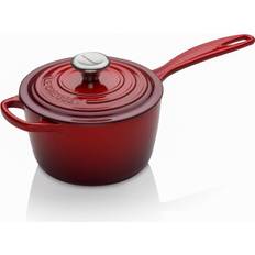 Støbejern Kasseroller Le Creuset Cerise Signature Cast Iron med låg 16cm