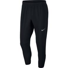 Herr - Silver - Träningsplagg Byxor Nike Woven Running Trousers Men - Black