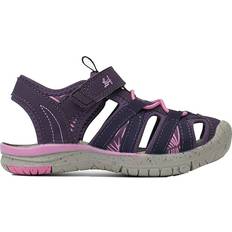 Paars Sandalen Leaf Salo Sandalen En Sloffen - Dk Purple