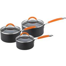 Joe Wicks Easy Release Aluminium Non-Stick Cookware Set with lid 3 Parts