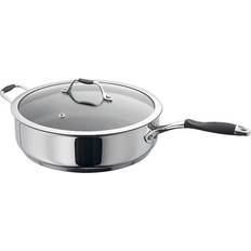 Stainless Steel Saute Pans Stellar James Martin with lid 28 cm