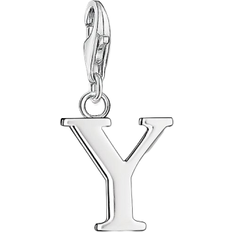 Thomas Sabo Charm Club Letter Y Charm Pendant - Silver