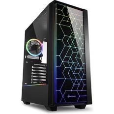 Case per Computer Sharkoon RGB LIT 100 Midi-Tower Nero
