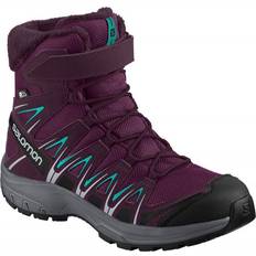 Salomon xa pro 3d junior børnesko Salomon XA Pro 3D Winter TS CSWP J - Dark Purple/Potent Purple/Atlantis