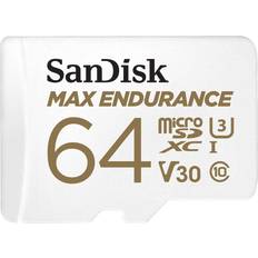 Minnekort & minnepenner SanDisk Max Endurance microSDXC Class 10 UHS-I U3 V30 64GB