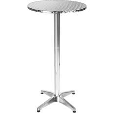 Gris Tables de Bistrot d'Extérieur tectake 401489 Ø60cm