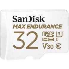 SanDisk microSDHC Speicherkarten & USB-Sticks SanDisk Max Endurance microSDHC Class 10 UHS-I U3 V30 100/40MB/s 32GB +SD adapter