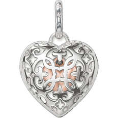 Gold locket Thomas Sabo Heart Locket Pendant - Rose Gold/Silver