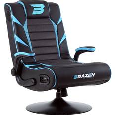 Gaming Chairs Brazen Gamingchairs Panther Elite 2.1 Bluetooth Surround Sound Gaming Chair - Black/Blue