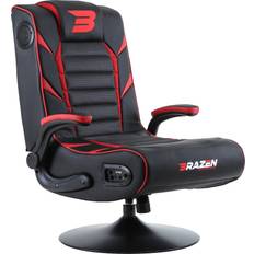 Brazen Gamingchairs Panther Elite 2.1 Bluetooth Surround Sound Gaming Chair - Black/Red