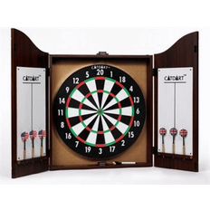 Cupboard Dartboard in Cupboard with 6 Darts