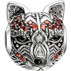 Thomas Sabo Fox Bead Charm - Silver/Multicolour