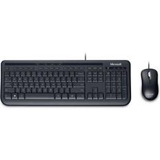 Microsoft Wired Desktop 600 DE USB QWERTZ Nero 400 DPI 60 MB