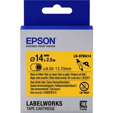 Epson Embossing Tape Black on Yellow