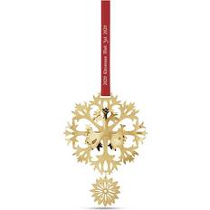 Brass Christmas Tree Ornaments Georg Jensen Ice Flower 2020 Christmas Tree Ornament 3.7"