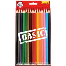 Sense Wooden Crayons Basic 15-pack